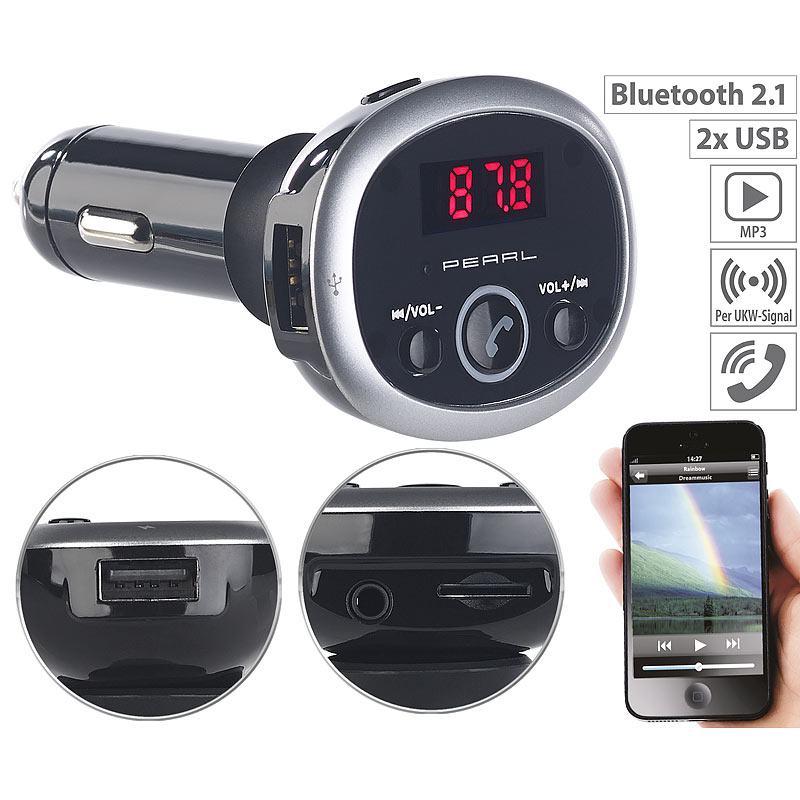 Callstel Auto Bluetooth: Autoradio-Freisprecher & Streaming-Empfänger,  Bluetooth zum Nachrüsten (nachrüsten Auto, Bluetooth)