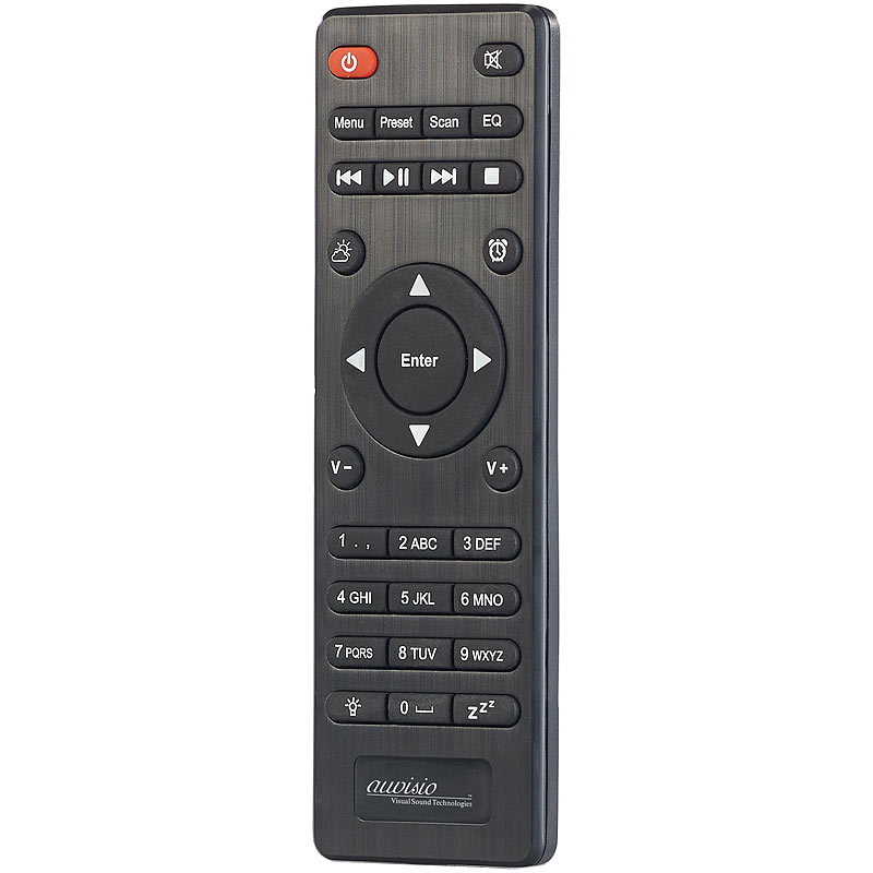 CD auvisio Micro-Stereoanlage mit Webradio FM DAB+ Bluetooth 100 W USB