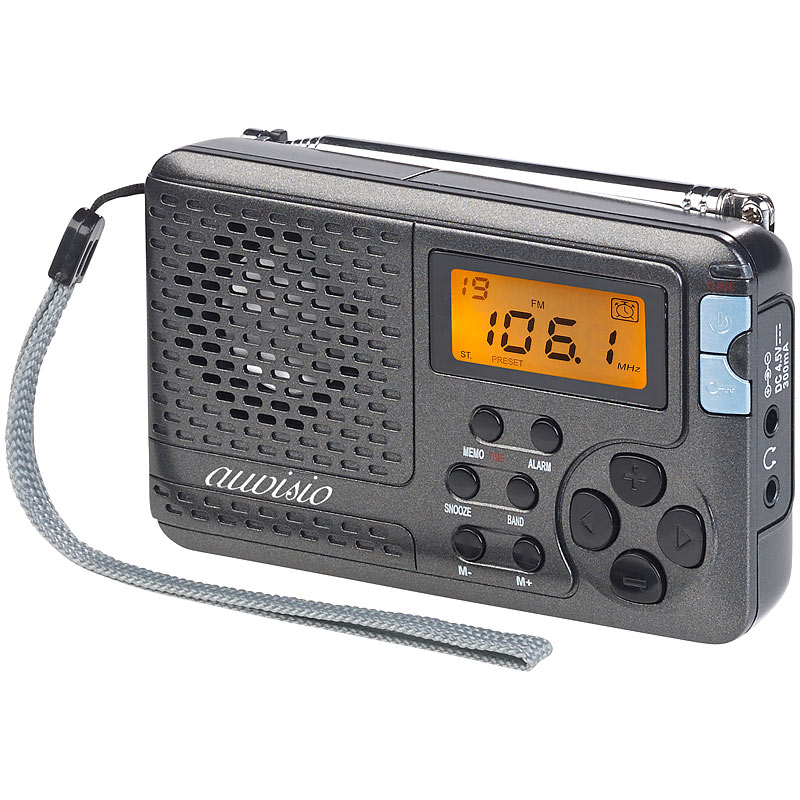 Kofferradio: 12-Band-Weltempfänger FM/MW/KW, mit Wecker & Sleeptimer | eBay