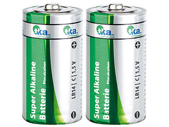 Super Alkaline Batterien Baby 1,5V Typ C im 2er-Pack Super Alkaline Batterien Baby 1,5V Typ C im 2er-Pack