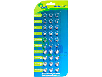 Knopfzellen, 30er-Sparpaket,LR41/ LR43/ LR44/ LR621/ LR626/ LR1130 Knopfzellen, 30er-Sparpaket,LR41/ LR43/ LR44/ LR621/ LR626/ LR1130