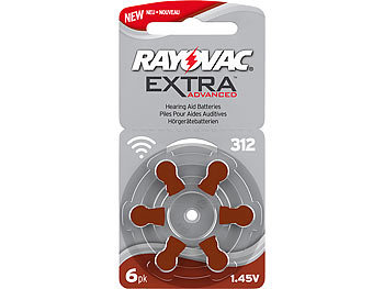 Hörgeräte-Batterien 312 Extra Advanced 1,45V 180 mAh 6er-Pack Hörgeräte-Batterien 312 Extra Advanced 1,45V 180 mAh 6er-Pack