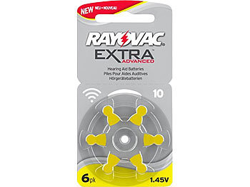Hörgeräte-Batterien 10 Extra Advanced 1,45V 105 mAh, 6er-Pack Hörgeräte-Batterien 10 Extra Advanced 1,45V 105 mAh, 6er-Pack