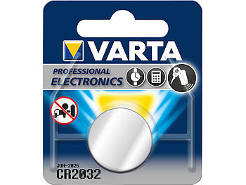 Lithium-Knopfzelle Typ CR2032, 3 Volt, 230 mAh Lithium-Knopfzelle Typ CR2032, 3 Volt, 230 mAh