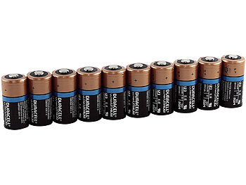 Lithium-Batterie Typ CR123, 1.400 mAh, Duralock, 10er-Pack Lithium-Batterie Typ CR123, 1.400 mAh, Duralock, 10er-Pack