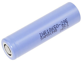 Lithium-Ionen-Akku Typ 18650, 3,6 Volt, 2.850 mAh Lithium-Ionen-Akku Typ 18650, 3,6 Volt, 2.850 mAh