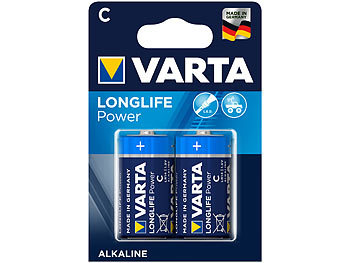Longlife Power Alkaline-Batterie, Typ Baby / C / LR14, 1,5 V, 2er-Set Longlife Power Alkaline-Batterie, Typ Baby / C / LR14, 1,5 V, 2er-Set