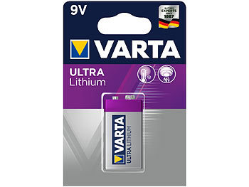 Ultra Lithium-Batterie, Typ E-Block / 9V / 6FR61, 9 Volt Ultra Lithium-Batterie, Typ E-Block / 9V / 6FR61, 9 Volt