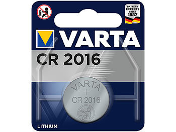 Electronics Lithium-Knopfzelle, CR2016, 87 mAh, 3 Volt Electronics Lithium-Knopfzelle, CR2016, 87 mAh, 3 Volt