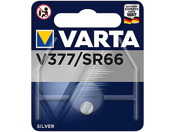 Electronics SilverOxide-Knopfzelle, Typ 377 / SR66, 21 mAh, 1,55 Volt Electronics SilverOxide-Knopfzelle, Typ 377 / SR66, 21 mAh, 1,55 Volt