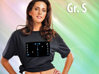 infactory Pong LED-T-Shirt Gr. S