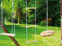Playtastic Strickleiter mit 5 Holzsprossen für Kinder