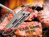 infactory 2er-Set BBQ-... mit wechselbaren Buchstaben