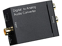 auvisio Audio-Konverter Digital ... Analog (Cinch) mit Kabel