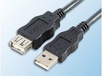 goobay USB 2.0 High-Speed Verlängerungskabel 3 m schwarz