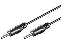 auvisio Stereo-Audio-Kabel 3,5-... Stecker auf Stecker, 5 m